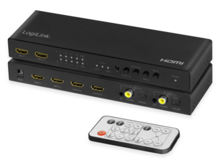 LogiLink Commutateur HDMI Matrix 4K/60Hz, Downscaler