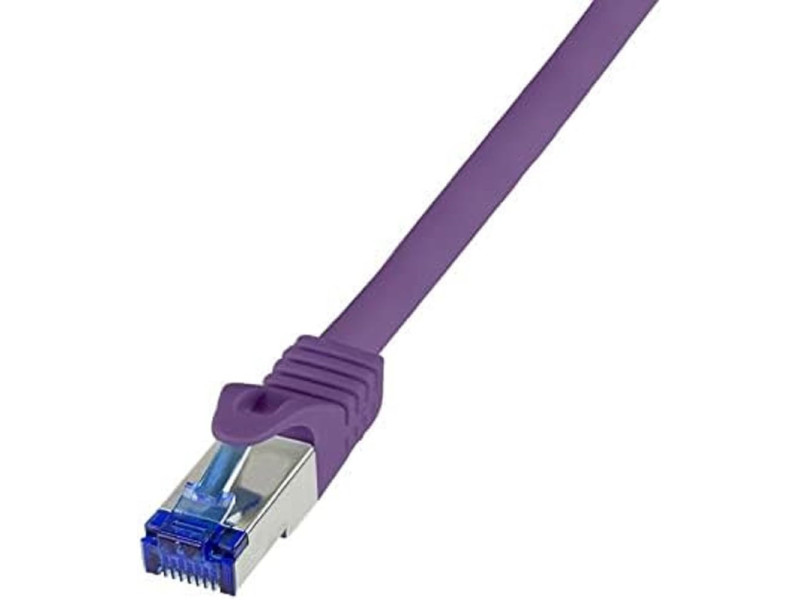 LogiLink Câble patch Ultraflex, Cat.6A, S/FTP, 0,25 m,violet