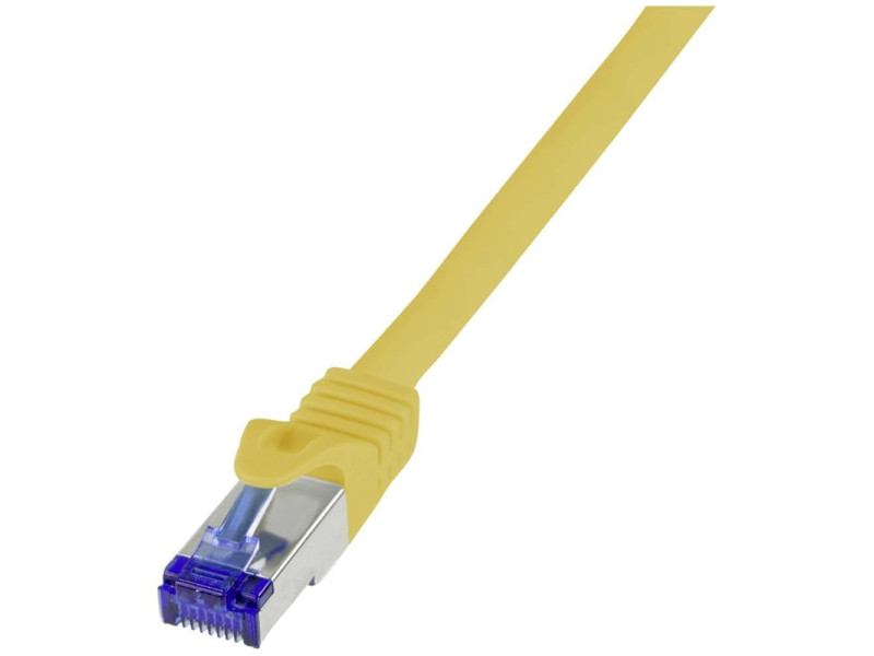 LogiLink Câble patch Ultraflex, Cat.6A, S/FTP, 7,5 m, jaune