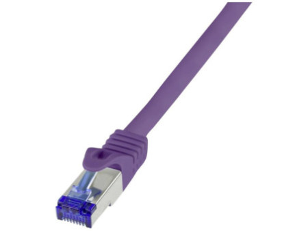 LogiLink Câble patch Ultraflex, Cat.6A, S/FTP, 15 m, violet