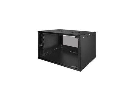 LogiLink Coffret mural 19' ECO, 9 U, assemblé, noir