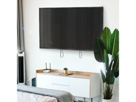 LogiLink Support mural pour TV, plat, pour 139,7 - 228,6 cm