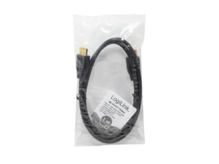 LogiLink Câble HDMI 2.0, fiche mâle A - mâle A, 1,0 m