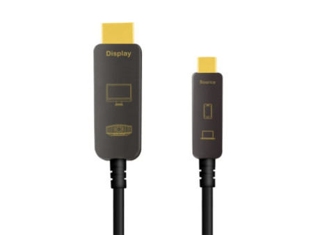 LogiLink Câble de fibre optique hybride USB-C AOC, 10 m