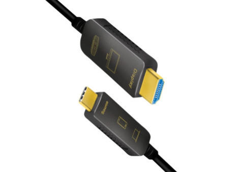 LogiLink Câble de fibre optique hybride USB-C AOC, 10 m