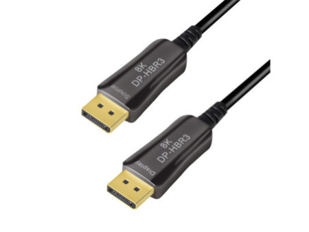 LogiLink Câble de fibre optique hybride Display Port AOC,15m