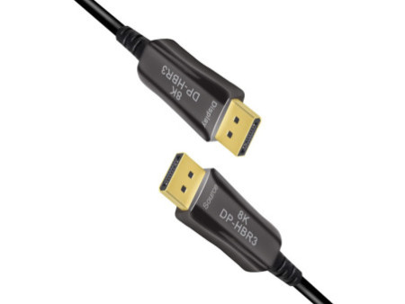 LogiLink Câble de fibre optique hybride Display Port AOC,50m