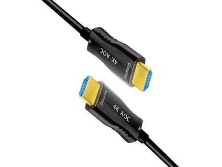 LogiLink Câble de fibre optique hybride HDMI AOC, 50 m