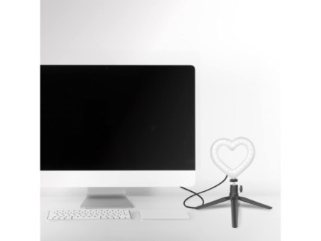 LogiLink Trépied LED avec coeur avec contrôle de l'éclairage