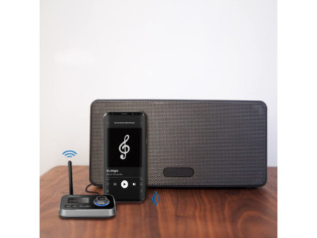 LogiLink Emetteur & récepteur audio Bluetooth 5.0, noir