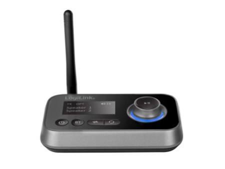 LogiLink Emetteur & récepteur audio Bluetooth 5.0, noir