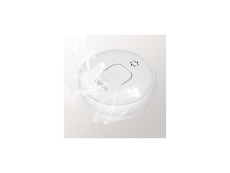 LogiLink Détecteur de fumée Longlife, blanc