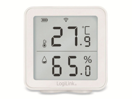 LogiLink Thermo-hygromètre, blanc