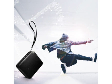 LogiLink Enceinte bluetooth V5.0 avec dragonne, noir