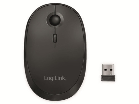 LogiLink Souris optique, sans fil, noir