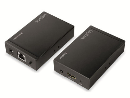 LogiLink Kit d'extension 4K HDMI via LAN, HDCP/IR, 50 m