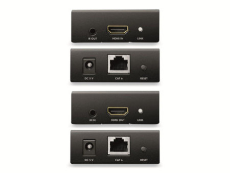 LogiLink Kit d'extension 4K HDMI via LAN, HDCP/IR, 50 m