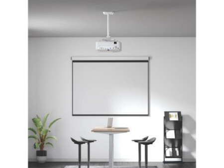LogiLink Support de plafond pour vidéoprojecteur, blanc