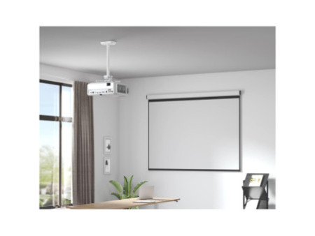 LogiLink Support de plafond pour vidéoprojecteur, blanc