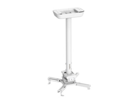 LogiLink Support de plafond pour vidéoprojecteur, blanc