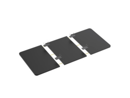 LogiLink Plateau de table, 3 parties, noir