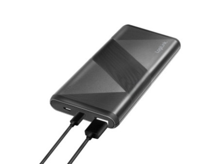 LogiLink Powerbank, 10.000 mAh, 2x USB, noir