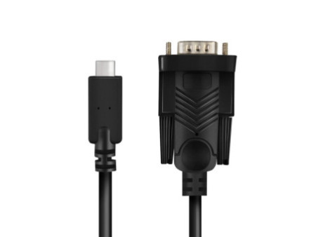 LogiLink Câble adaptateur USB-C - RS232, 1,2 m, noir