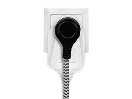 LogiLink Rallonge électrique avec prise de terre, 3 m, blanc