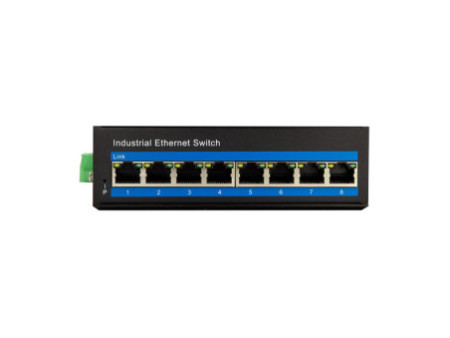 LogiLink Switch industriel Gigabit Ethernet PoE, 8 ports