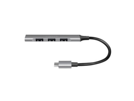 LogiLink Slim Hub USB 3.2 Gen 1, 4 ports, boîtier aluminium