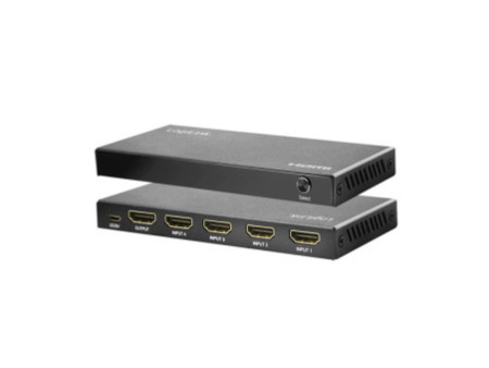 LogiLink Commutateur HDMI 4K/60 Hz, 4 ports, noir
