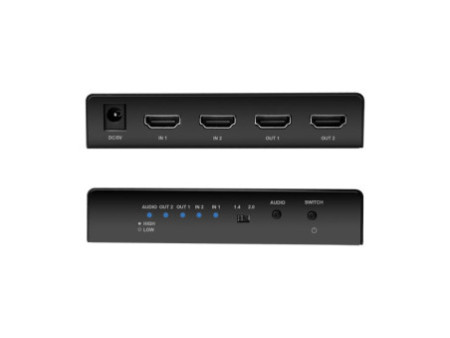 LogiLink Commutateur HDMI 4K/60 Hz, 2x 2, bidirectionnel