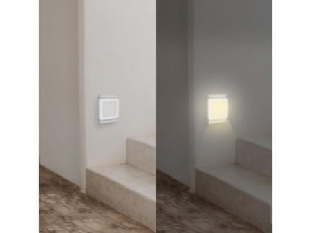 LogiLink Lampe d'orientation à LED avec capteur, blanc