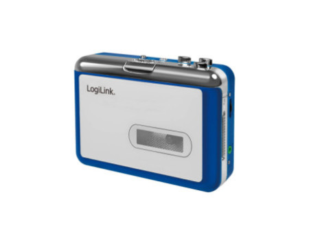 LogiLink Baladeur pour appareils Bluetooth, bleu/argenté