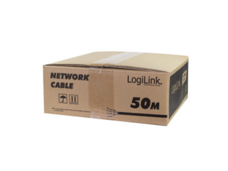 LogiLink Câble d'installation, cat.7, S/FTP, LSZH, 50 m