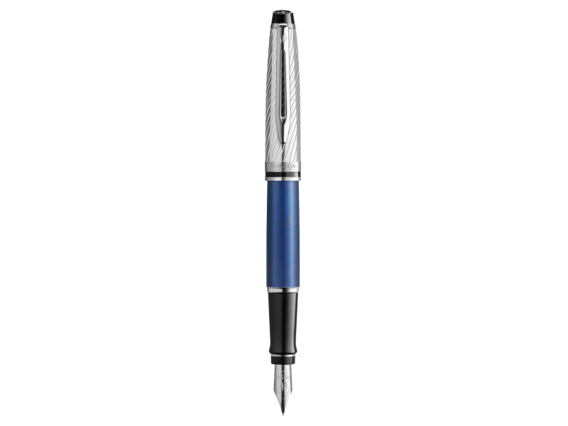 WATERMAN Stylo plume Expert Deluxe, métal - bleu C.T.