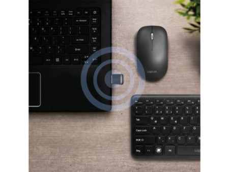 LogiLink Adaptateur USB-A - Bluetooth 5.0, noir