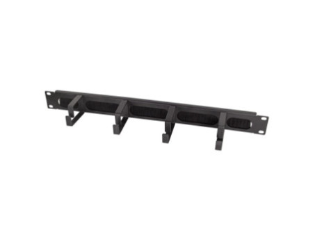 LogiLink Panneau guide-câble 19', 1 U, 4 étriers guide-câble