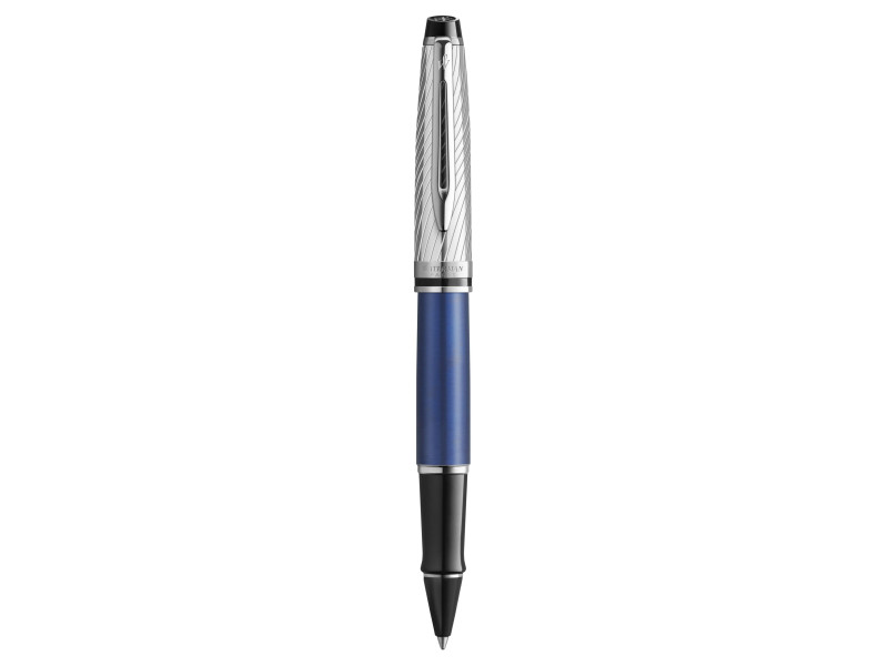 WATERMAN Stylo roller Expert Deluxe, métal - bleu C.T.
