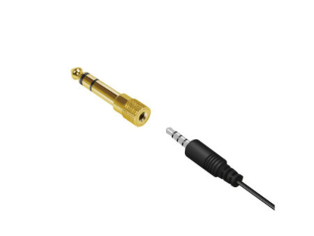 LogiLink Adaptateur audio, jack 6,35 mm - jack 3,5 mm