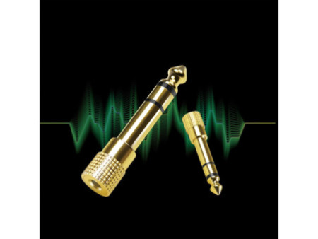 LogiLink Adaptateur audio, jack 6,35 mm - jack 3,5 mm