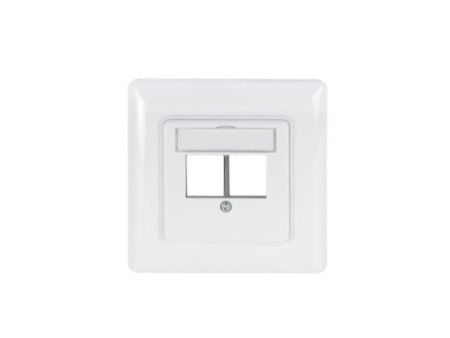 LogiLink Boîtier d'encastrement pour module Keystone 2 ports