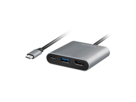 LogiLink Câble adaptateur USB 3.2 Gen 1, gris/noir