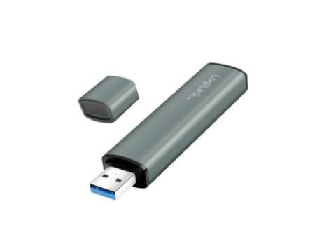 LogiLink Hub USB 3.2 Gen2, avec lecteur de carte, 2 ports
