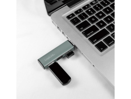 LogiLink Hub USB 3.2 Gen2, 3 ports, alu