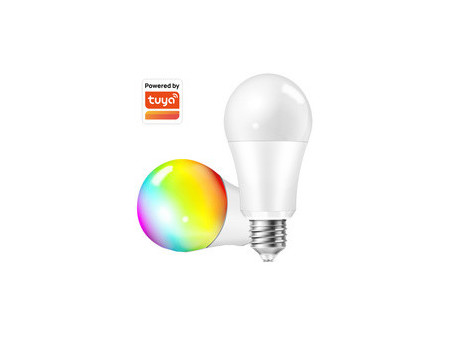 LogiLink Ampoule LED WiFi Smart, compatible Tuya, E27, blanc