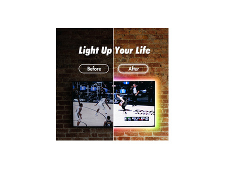 LogiLink Ruban LED RGB Wi-Fi Smart, autocollant, 5 m