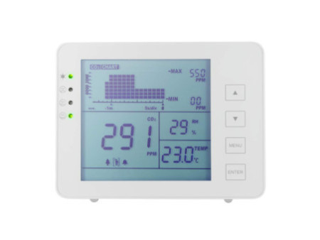 LogiLink Appareil de mesure du CO2 avec voyants, blanc