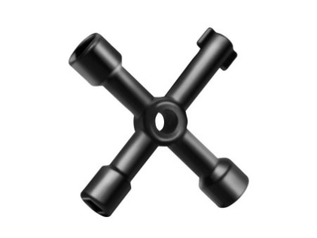 LogiLink Clé en croix universelle pour armoire électrique