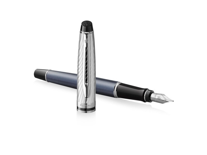 WATERMAN Stylo roller Expert Deluxe, métal - gris pierre C.T